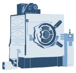 Micro bubble washing machine